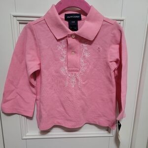💥3/$24 NWT Ralph Lauren Collared Long‎ Sleeve